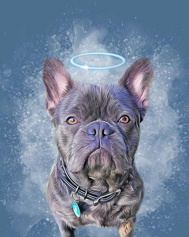 Heartfelt Custom Dog Wall Art Canvas - Pet Memorial & Christmas Gift For Dog Lovers