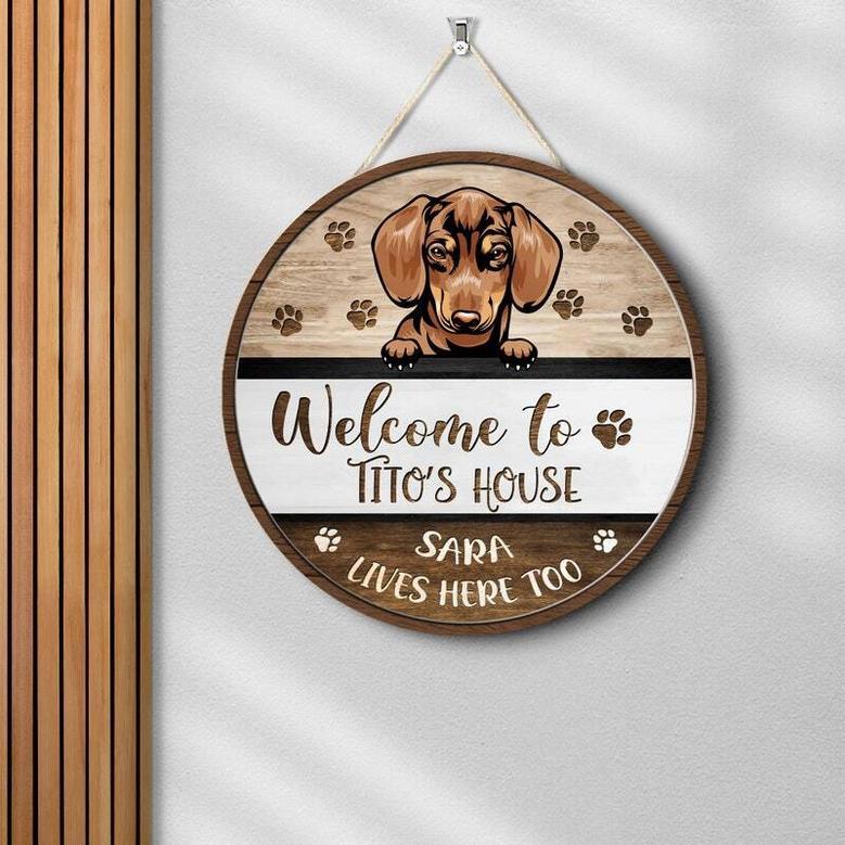 Customized Dog Wall Art Welcome Sign For Pet Lovers – Heartfelt Gift For Entryway DéCor