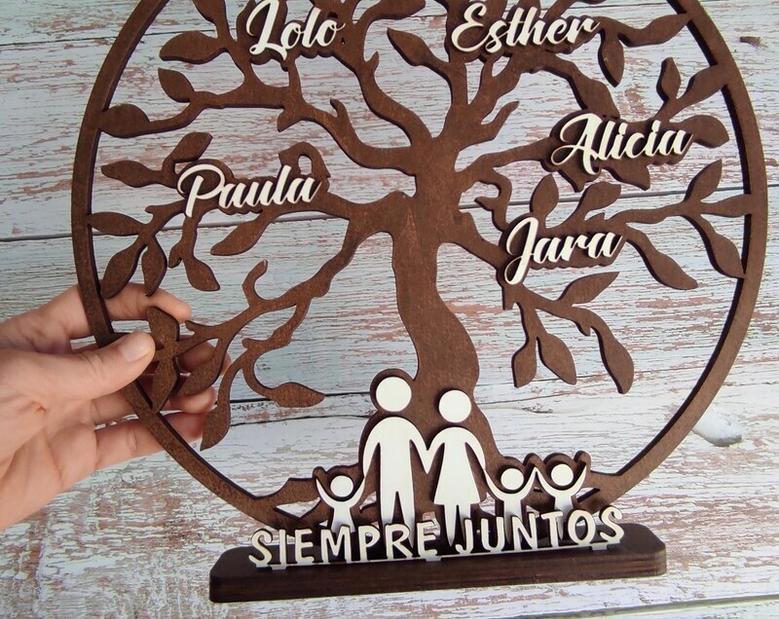 Heartfelt Wooden Family Tree Sign For Customized Home DéCor