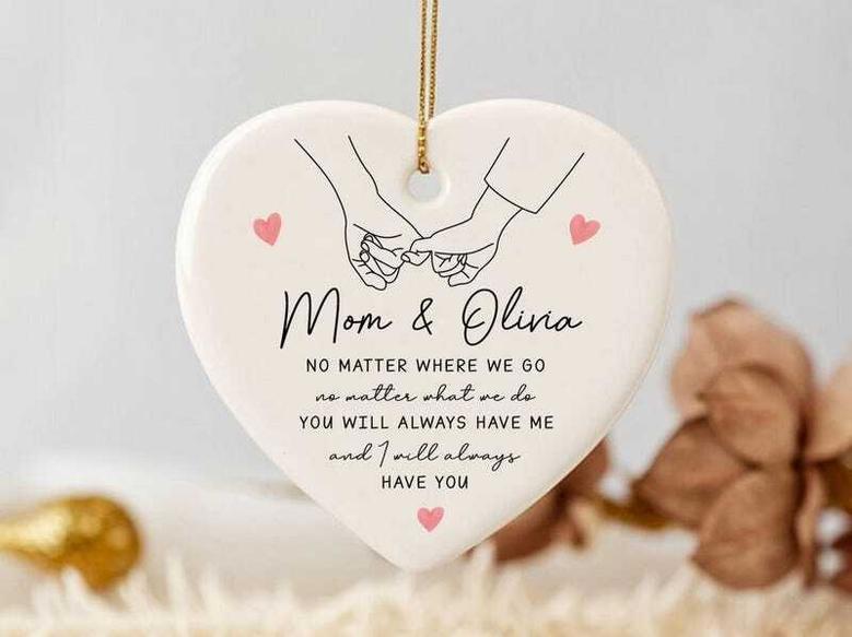 Heartfelt Mother Daughter Art Ornament 2024 For Christmas - Thoughtful Gift From Daughter