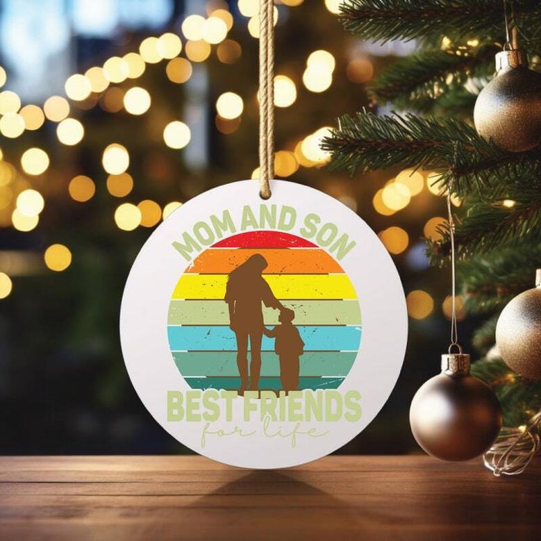 Thoughtful Mother Son Best Friends Ornament For 2023 Holiday DéCor