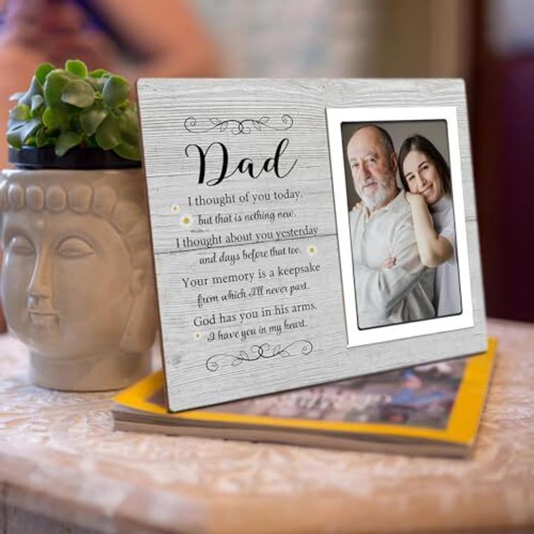 Personalized Memorial Canvas For Dad Sympathy Gifts