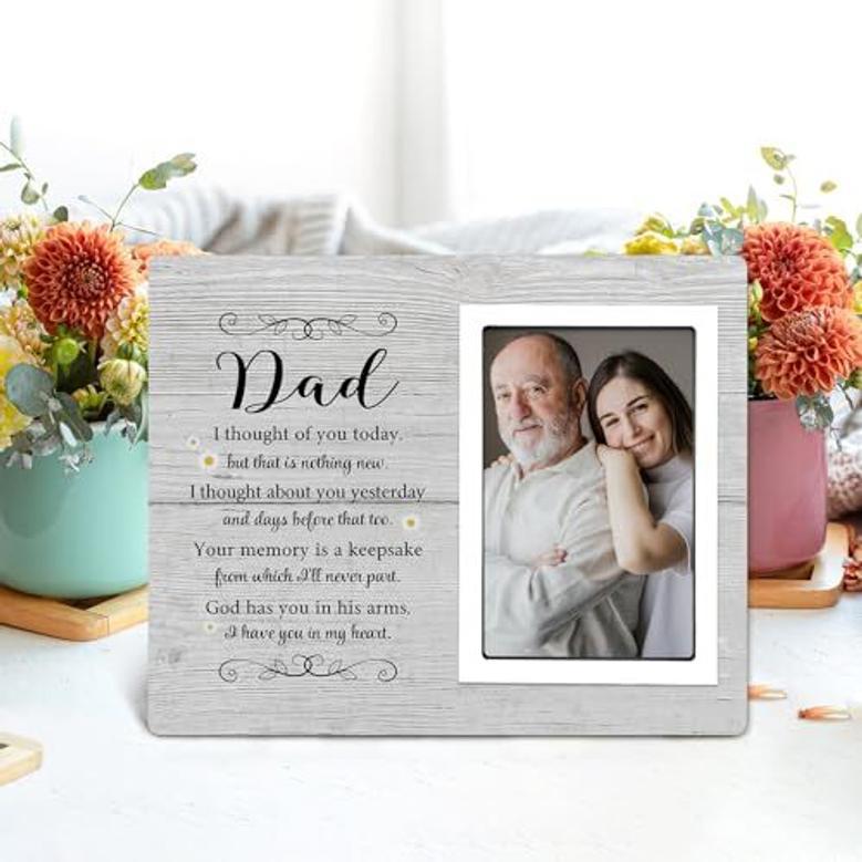 Personalized Memorial Canvas For Dad Sympathy Gifts