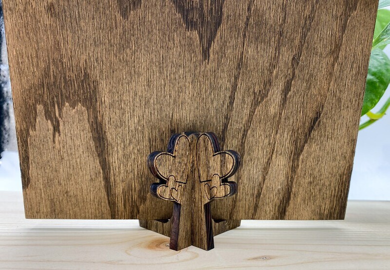 Long-distance family wooden sign, whitewashed farmhouse style, personalized with names and cities for miles-apart connections