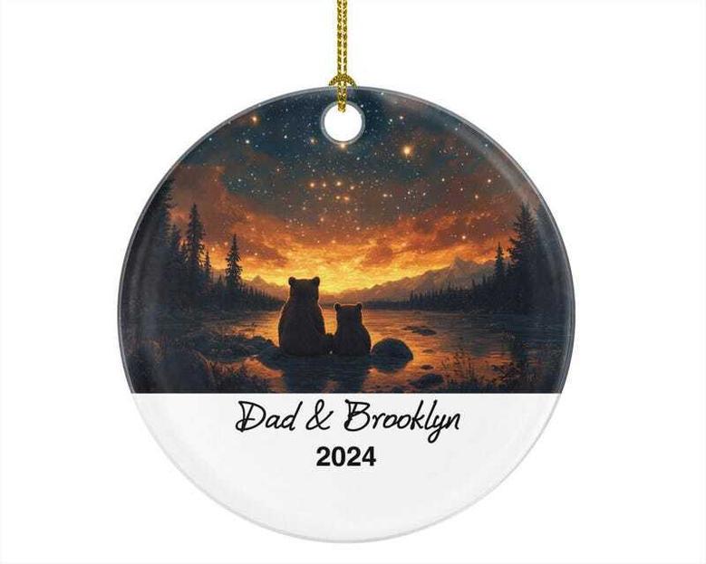 Personalized Mother Son Ornament - Heartfelt Christmas Gift For Parents