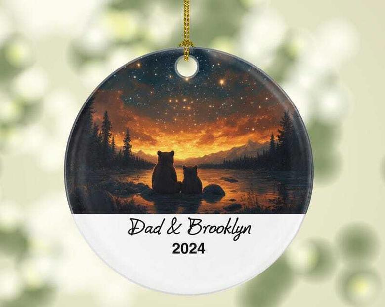 Personalized Mother Son Ornament - Heartfelt Christmas Gift For Parents