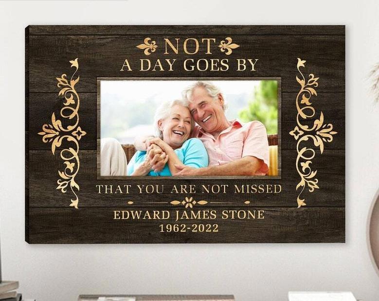 Thoughtful Memorial Canvas For Families: Personalized Custom Photo Tribute To Cherish Loved Ones In Heaven