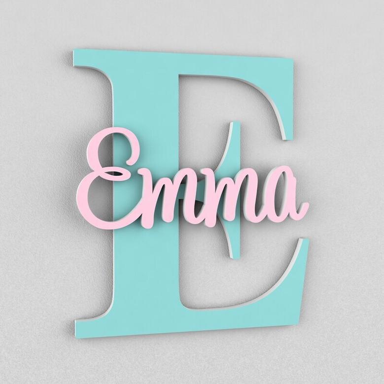 Enchanting Barbie-Themed Nursery Name Wood Sign - Personalized Wall Art For Baby Girl's Room DéCor