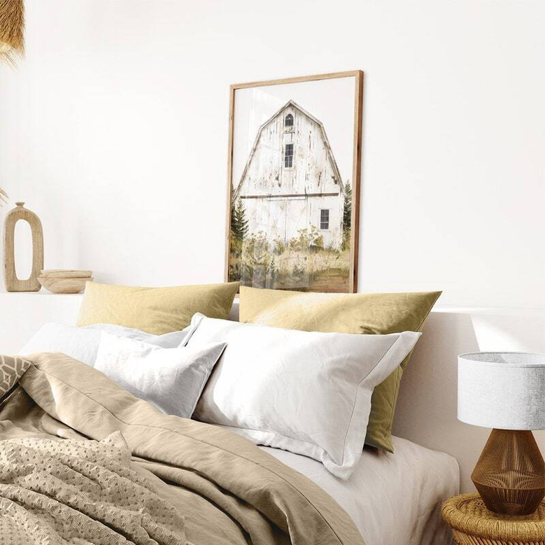 Rustic farmhouse barn canvas print, personalized with couple's names and wedding date, housewarming gift for living room Rustic farmhouse barn canvas print, personalized with couple's names and wedding date, housewarming gift for living room