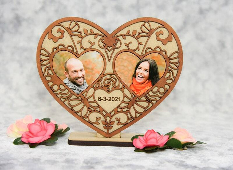 Thoughtful Personalized Wooden Heart Sign For Mom's Anniversary - Perfect Gift Idea For Valentine's Day Or Her Special Day