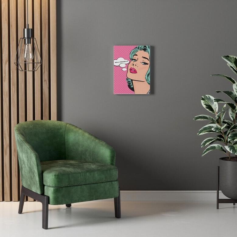 Personalized Pop Art Canvas For Retro Home Decor - Unique Custom Wall Art