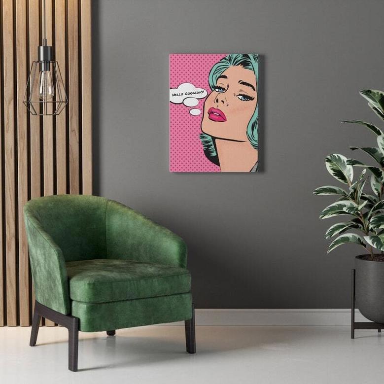 Personalized Pop Art Canvas For Retro Home Decor - Unique Custom Wall Art