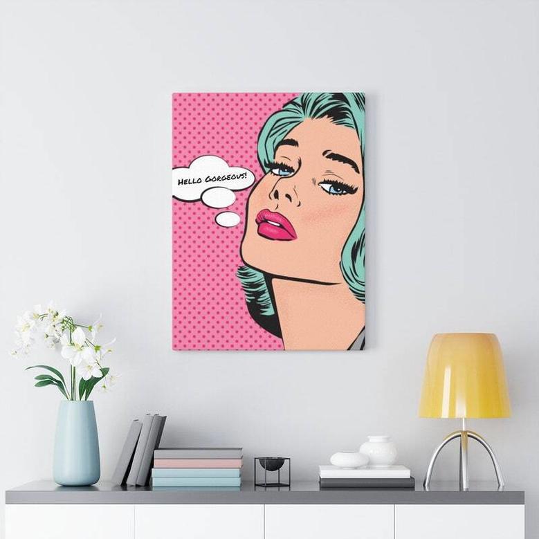 Personalized Pop Art Canvas For Retro Home Decor - Unique Custom Wall Art