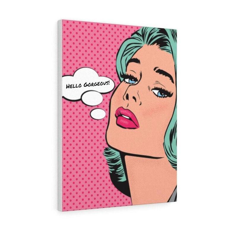 Personalized Pop Art Canvas For Retro Home Decor - Unique Custom Wall Art