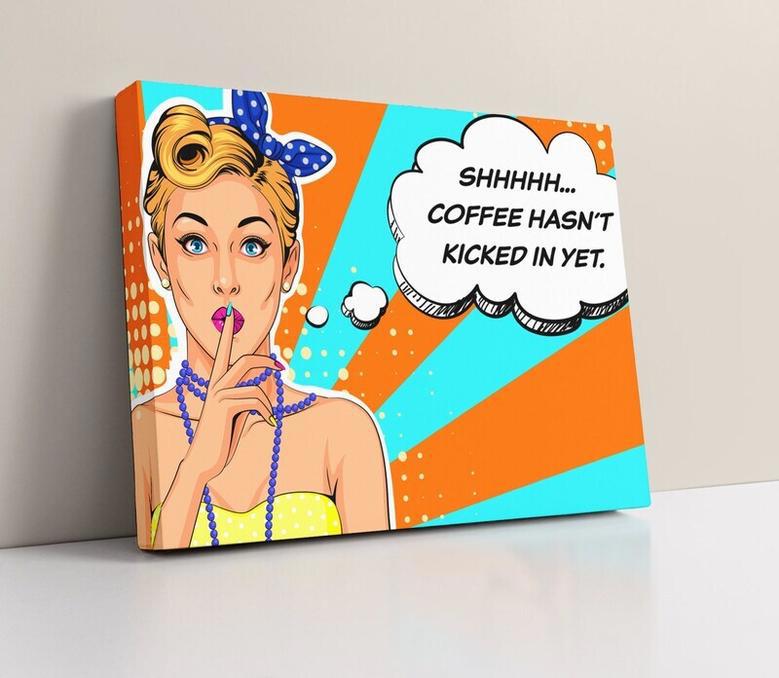 Touching Personalized Quote Pop Art Canvas - Custom Room Decor