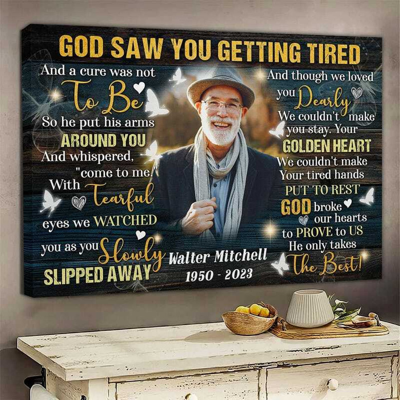 Remembrance Keepsake Canvas - Loved One Memorial Gift