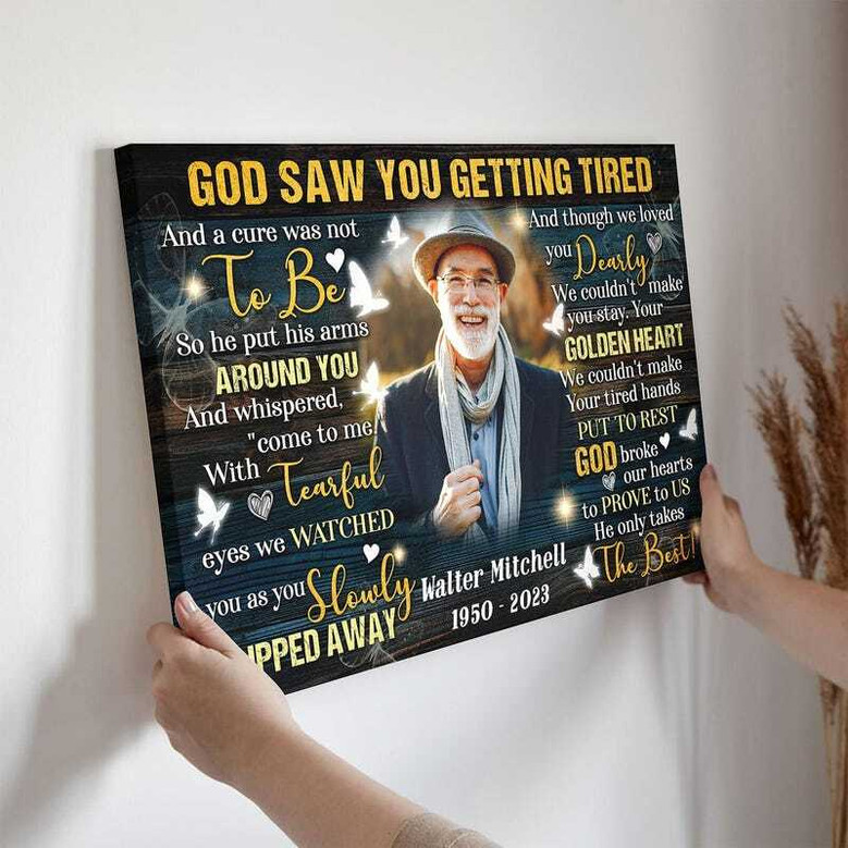 Remembrance Keepsake Canvas - Loved One Memorial Gift