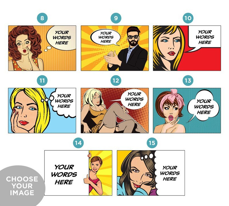 Personalized quote pop art canvas featuring custom text and graphic blocks, cheerful wall art for nursery or kids' room