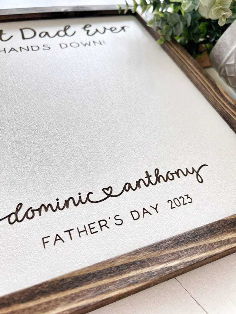 Best Mom Ever wood wall sign with colorful kids’ handprints, personalized with names/date; sweet Mother’s Day gift Best Mom Ever wood wall sign with colorful kids’ handprints, personalized with names/date; sweet Mother’s Day gift