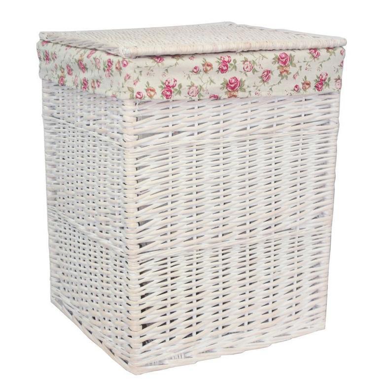 Affordable Large White Wicker Laundry Baskets