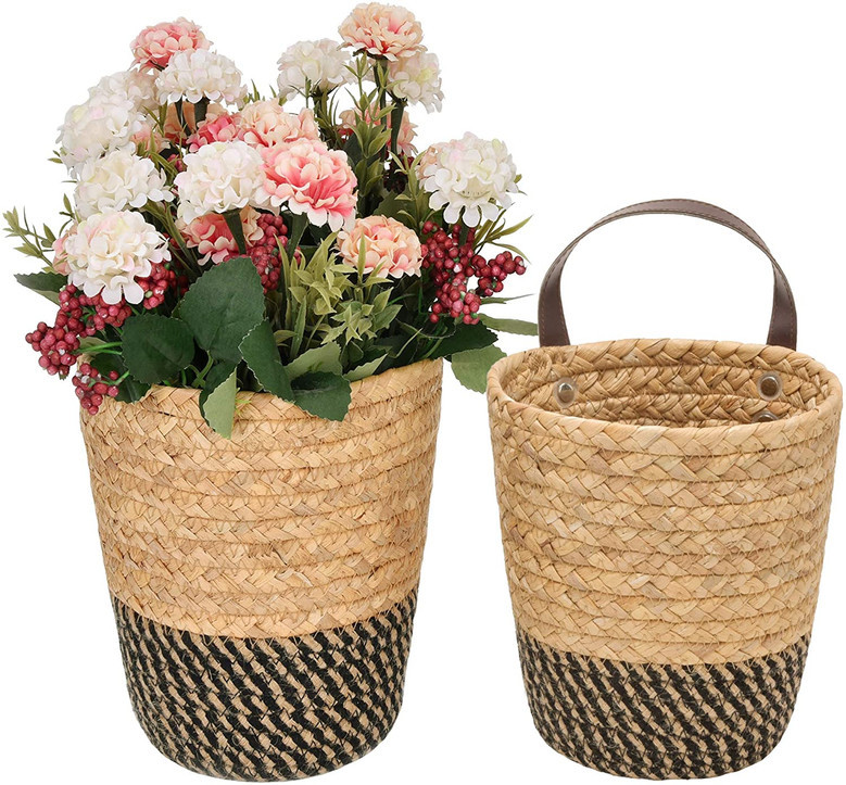 Aquatic Plants Woven Basket Decor for Walls - Large & Small