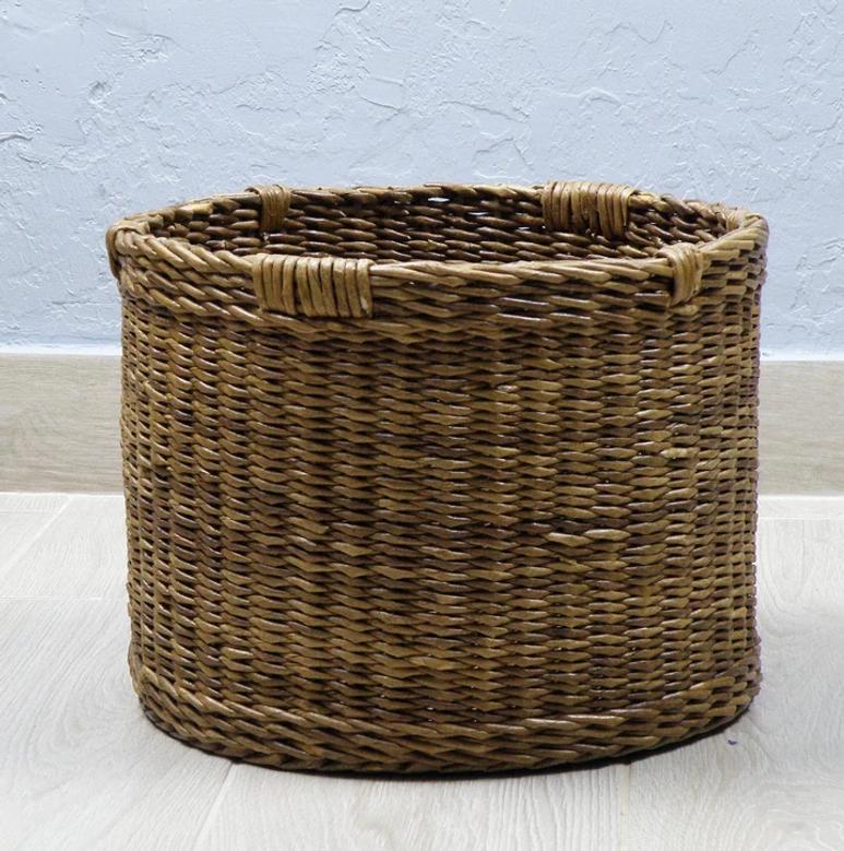 Brown Wicker Plant Pot Basket for Indoor Planting