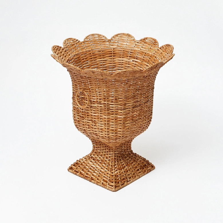 Charming Rattan Wicker Vase Urn for Modern Homes