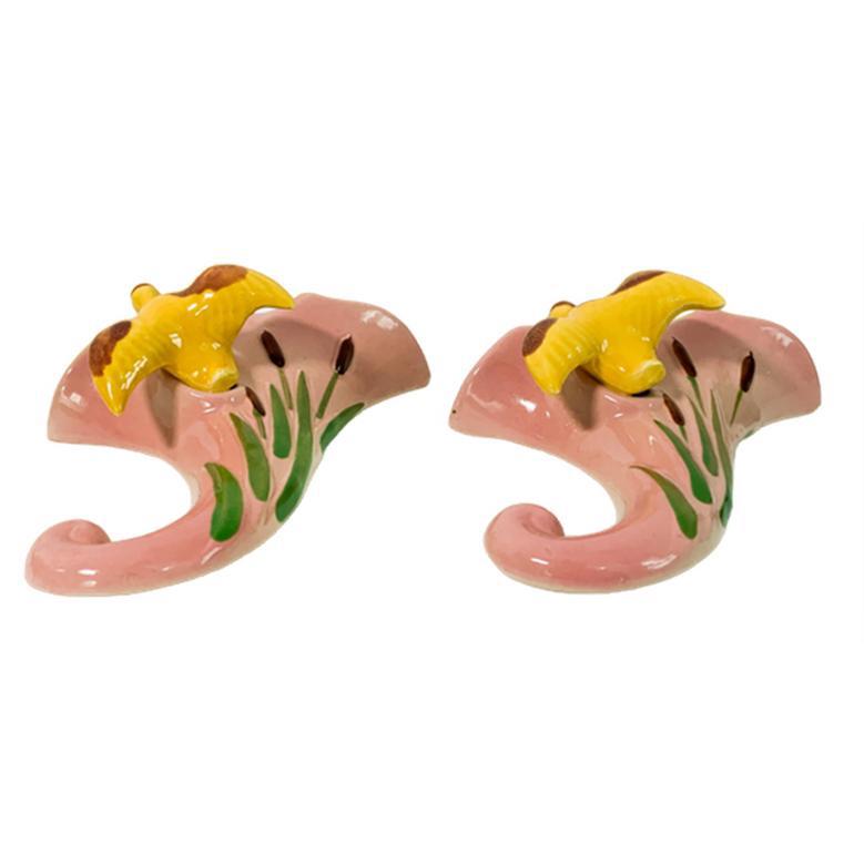 Custom Duck Ceramic Wall Pocket Vases Home Decor