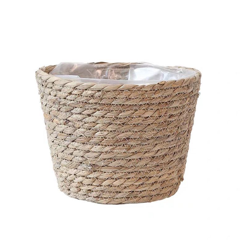 Custom Size Small Seagrass Baskets for Succulent Plants