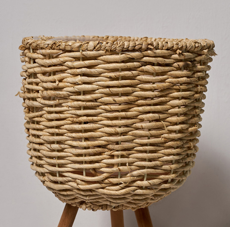 Customizable Woven Basket Flower Pot Planters