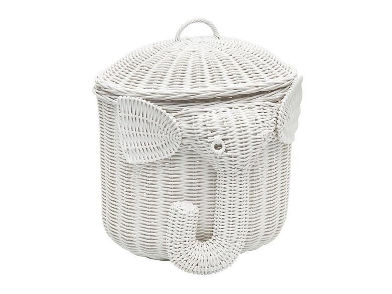 Decorative Elephant Rattan Wicker Storage Basket