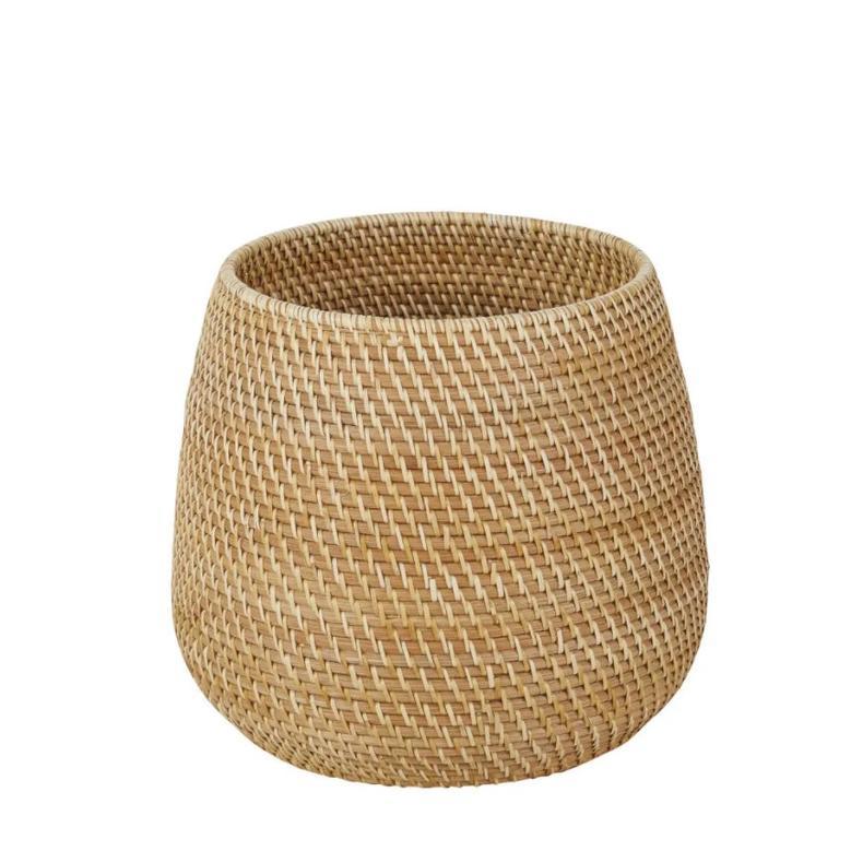 Durable Rattan Wicker Planter Basket Set for Garden Decoration