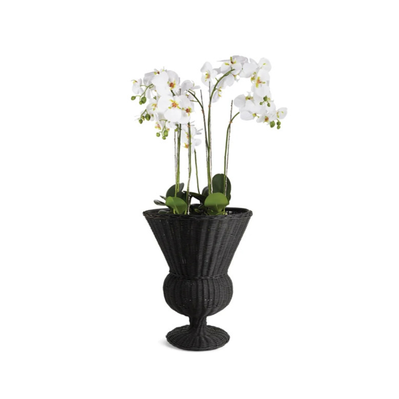 Eco-friendly Rattan Wicker Urn Vase for Elegance in Home