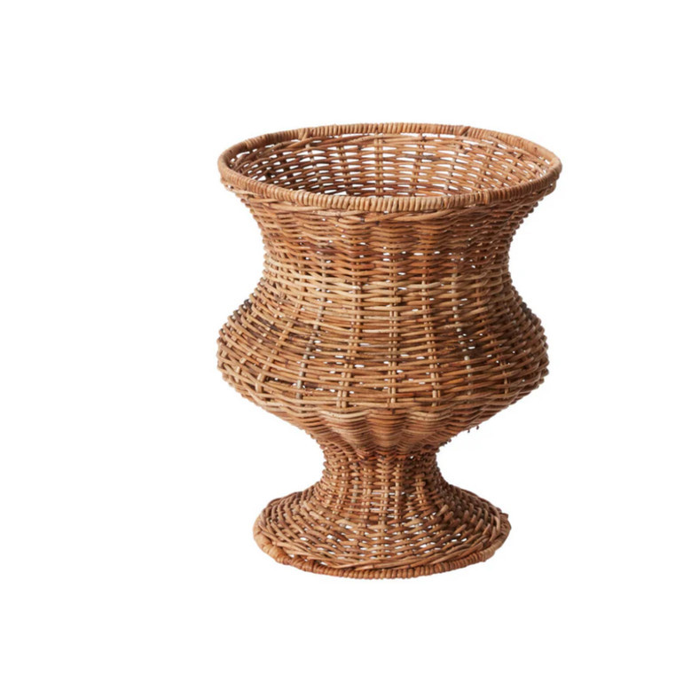 Eco-Friendly Rattan Wicker Vase for Flower Decor