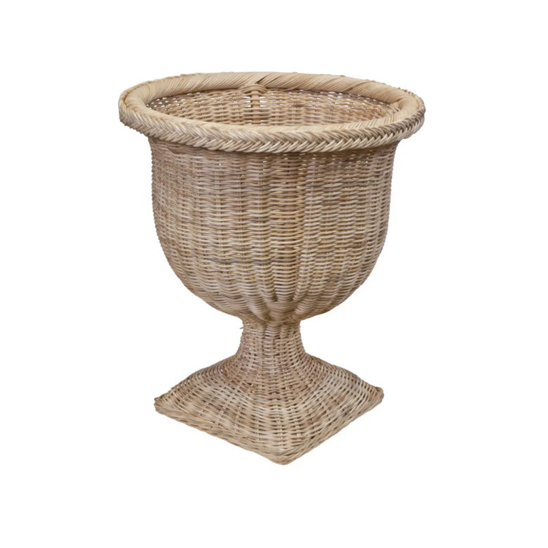 Eco-Friendly Rattan Wicker Vase for Flower Decor