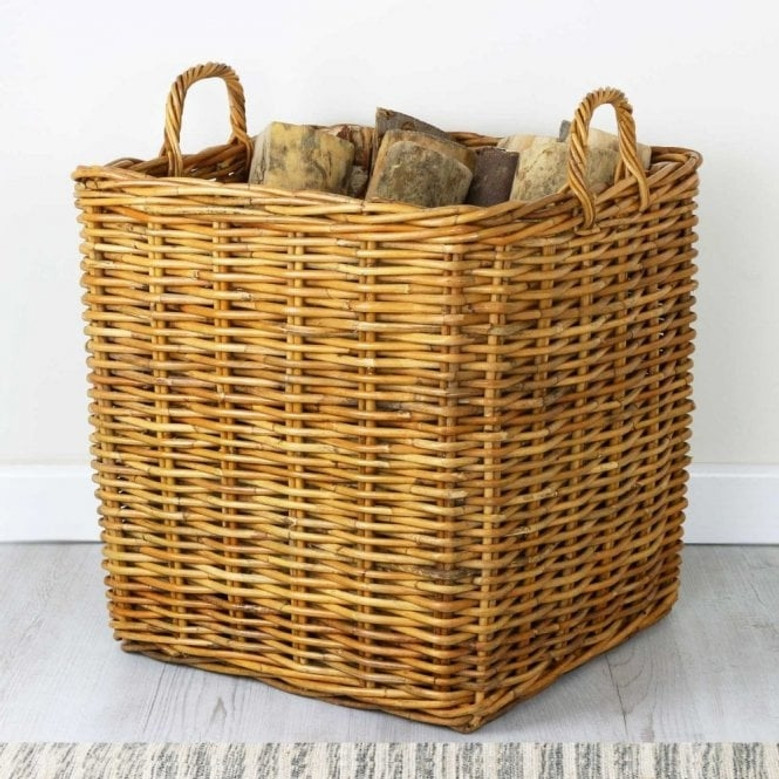 Elegant Natural Handmade Seagrass Wicker Baskets for Home