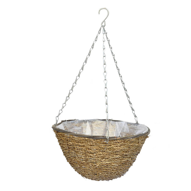 Faux Flower Hanging Basket for Outdoor Decor