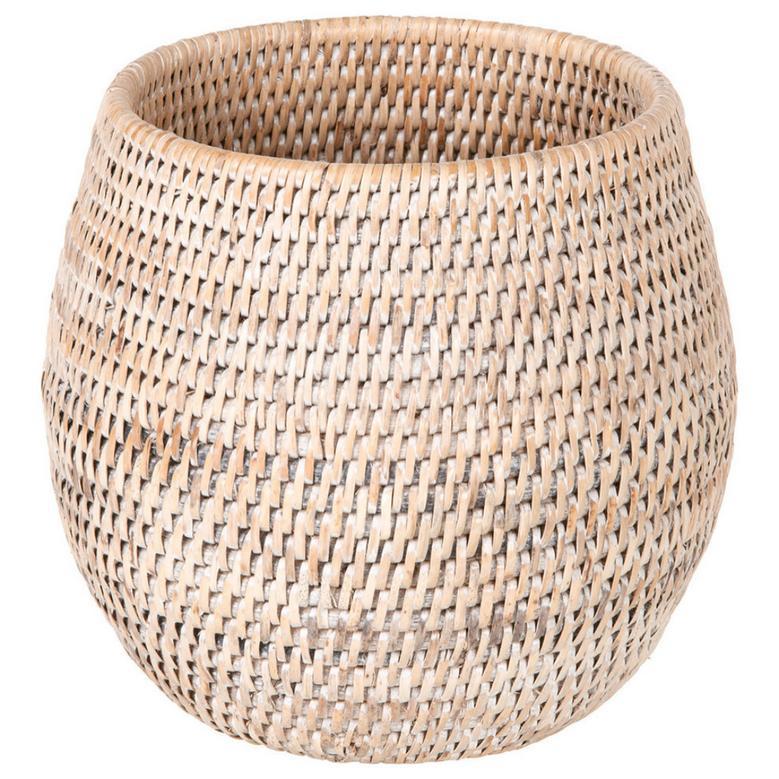 Handwoven Rattan Plant Pot – Eco-Friendly Basket Planter for Greenery