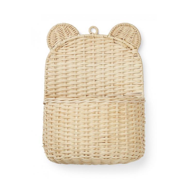 Little Bear Decorative Rattan Storage Basket