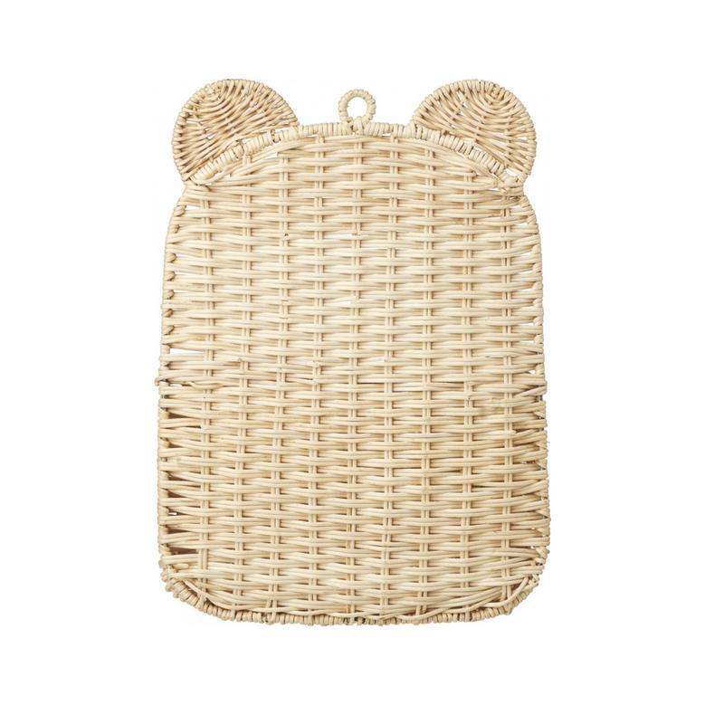 Little Bear Decorative Rattan Storage Basket