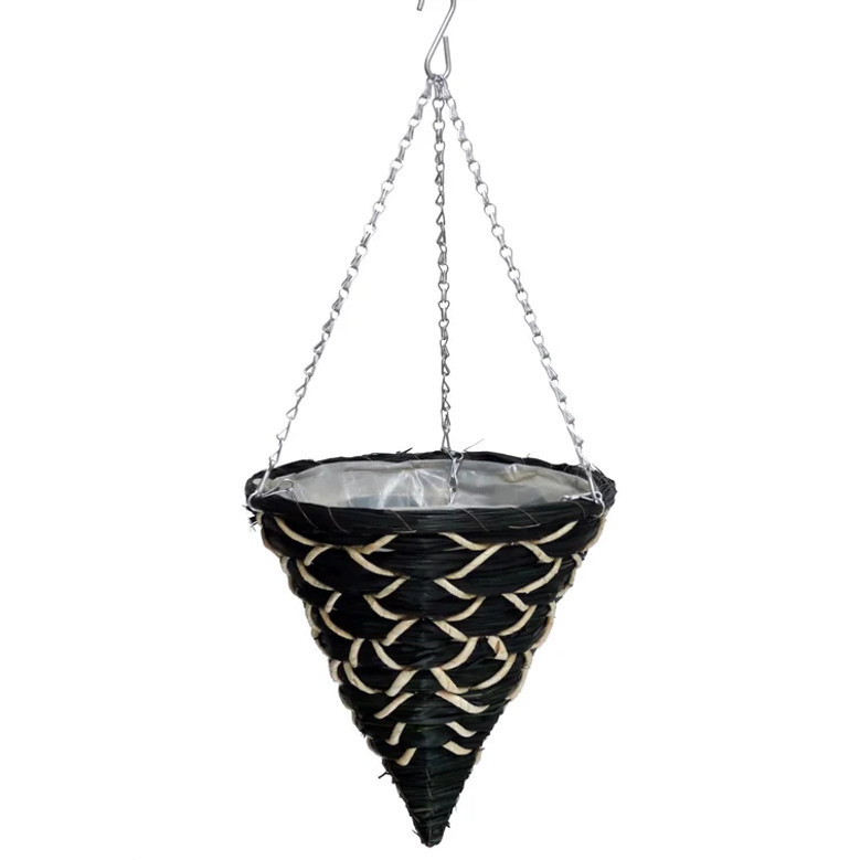 Metal Hanging Flower Pot for Balcony Garden