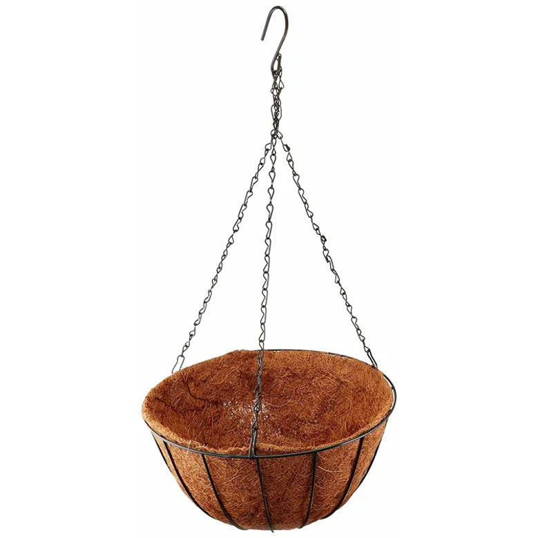 Metal Hanging Flower Pot for Balcony Garden