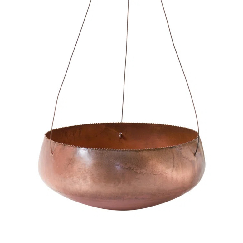 Metal Hanging Flower Pot for Balcony Garden