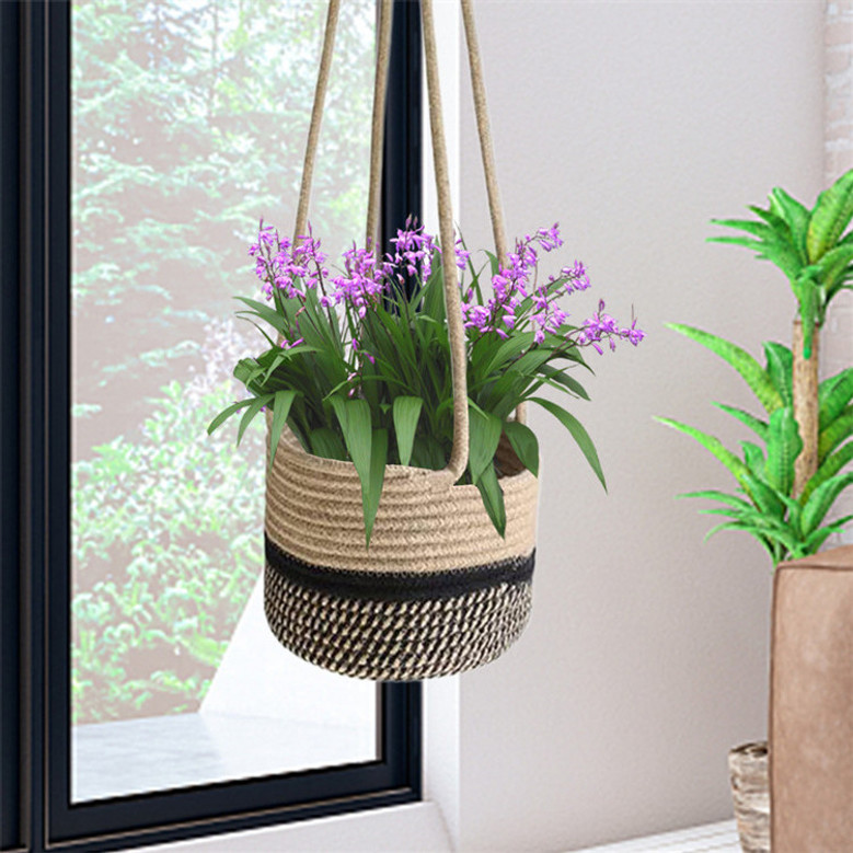 Modern Hanging Flower Planter for Outdoors or Window