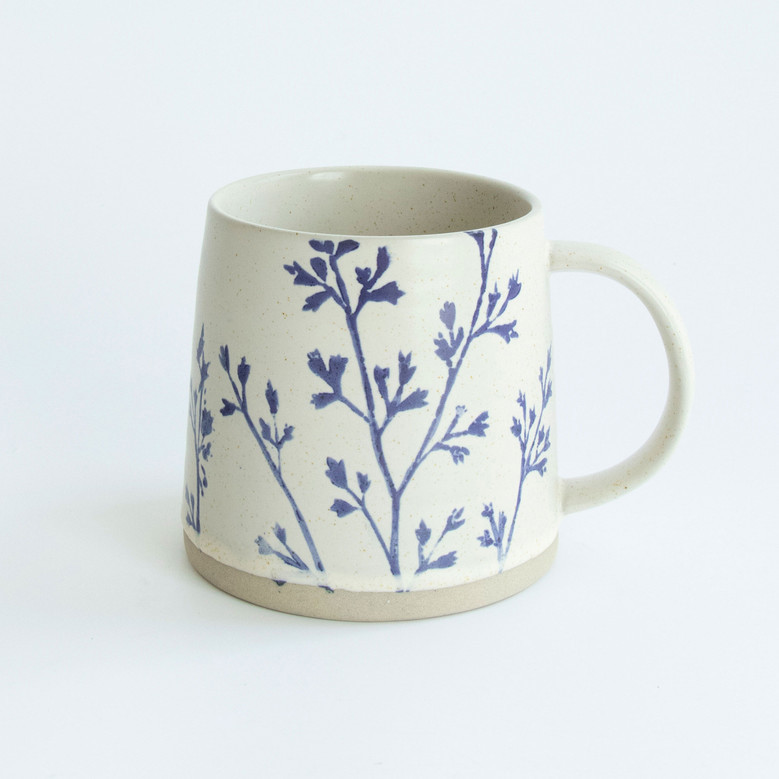 Modern White Handmade Ceramic Porcelain Mugs for Women