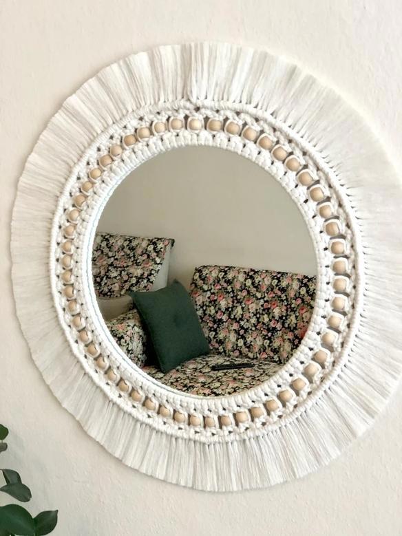 Rattan Framed Decor Mirrors - Stylish Wall Decoration