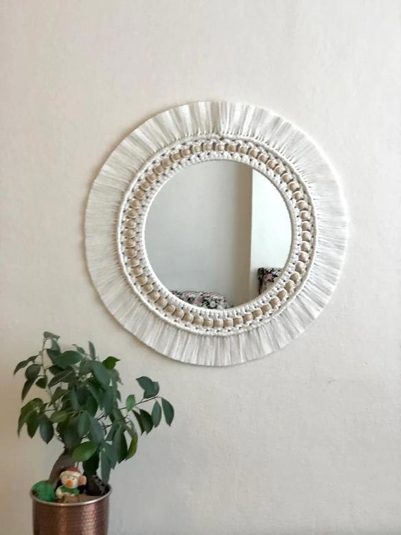 Rattan Framed Decor Mirrors - Stylish Wall Decoration