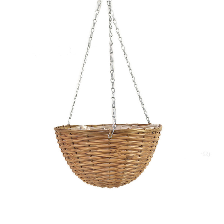 Rattan Hanging Basket for Flower Pot Decoration