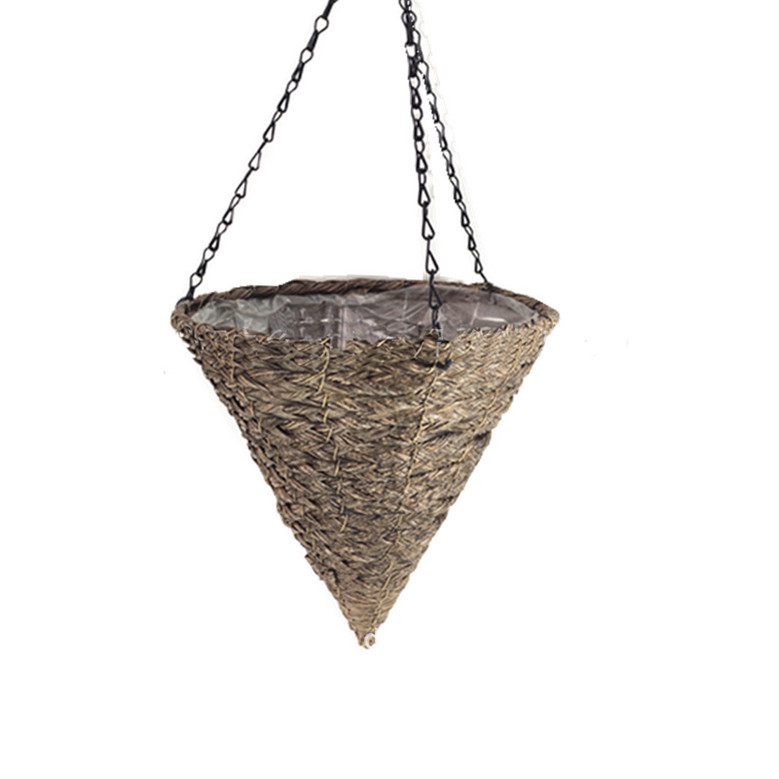 Rattan Hanging Basket for Flower Pot Decoration