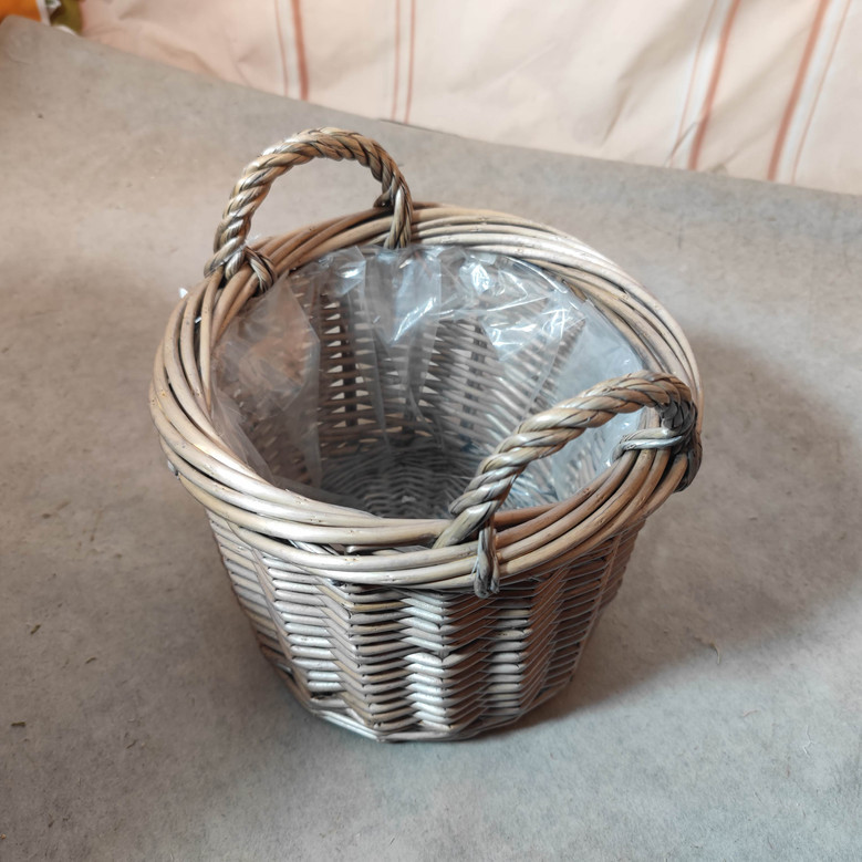 Rattan Seagrass Storage Baskets with Cotton Rope